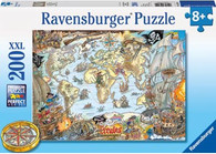 Ravensburger - Pirate's Secret Map Puzzle 200 pc - RB12802-0