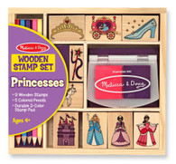 Melissa & Doug - Wooden Princess Stamp Set