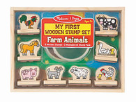 Melissa & Doug - My First Wooden Stamp Set - Farm Animals