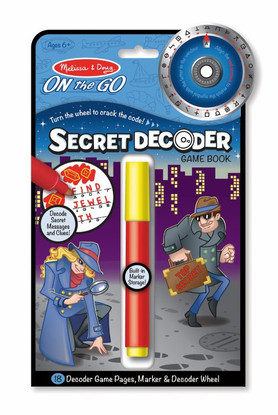  Melissa & Doug - On The Go - Secret Decoder - Game Book