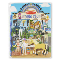 Melissa & Doug - Reusable Puffy Sticker Activity Book - Riding Club