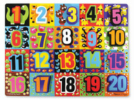 Melissa & Doug - Chunky Puzzle Jumbo Numbers 