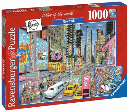 Ravensburger - New York Puzzle 1000pc Fleroux Cities RB19732-3