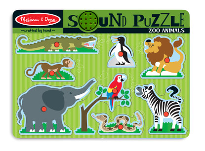 Melissa & Doug Zoo Animals Sound Puzzle