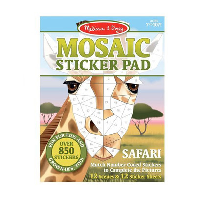 Melissa & Dough- Mosaic Sticker Pad - Safari 