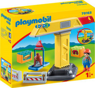 Playmobil 1.2.3 - Construction Crane PMB70165 box