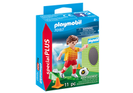 Playmobil- Soccer Player with Goals Special Plus PMB70157