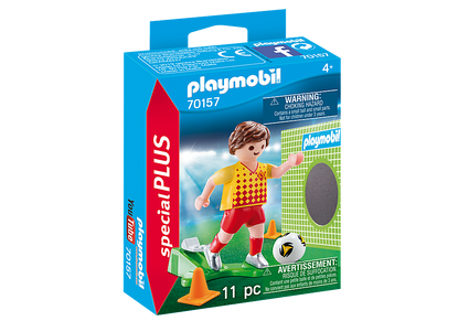 Playmobil- Soccer Player with Goals Special Plus PMB70157