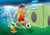 Playmobil- Soccer Player with Goals Special Plus PMB70157 all set up