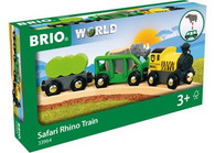 BRIO - Safari Rhino Train, 4pcs BRI33964 