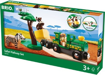 BRIO - Safari Railway Set 17pcs BRI33720