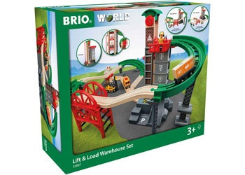  BRIO - Set Lift and Load Warehouse Set , 32pcs BRI33887 