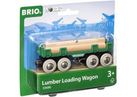 BRIO - Vehicle Lumber Loading Wagon, 4pcs BRI33696