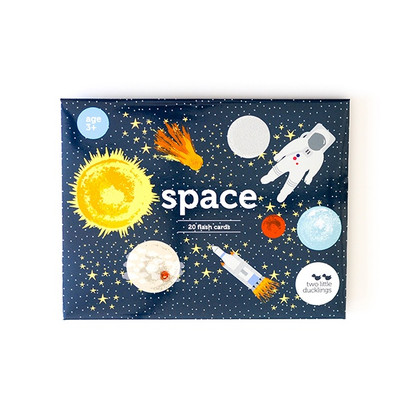 Space flash cards - 20 pack (with bag) - Two Little Ducklings