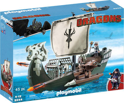 Playmobil - Drago's Ship - How to Train Your Dragon PMB9244 boxed