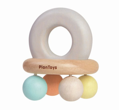 PlanToys - Bell Rattle - Pastel PT5250