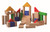 Plan Toys - 50 piece building blocks 