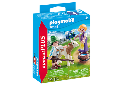 Playmobil - Children with Calf - Special Plus PMB70155