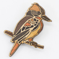 Coloured Kookaburra Brooch - Buttonworks 