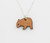 Dinky Wombat Necklace - Buttonworks display