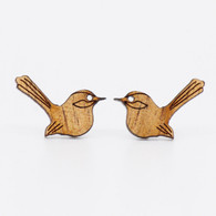 Fairy Wren Stud Earrings - Buttonworks