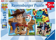 Ravensburger - Disney Toy Story 4 Puzzle 3x49pc RB08067-0