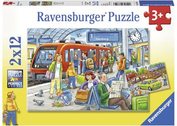 Ravensburger - All Aboard Puzzle 2 x 12 pc RB07611-6