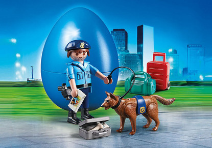  Playmobil - Police Officer with Dog PMB70085 