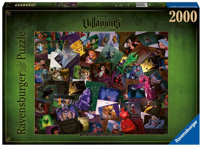 Ravensburger - Disney Villainous The Worst Comes Prepared 2000 Piece jigsaw box