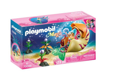 Playmobil - Mermaid with Sea Snail Gondola PMB70098