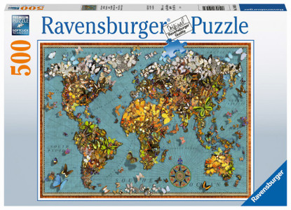 Ravensburger - World of Butterflies 500pc RB15043-4