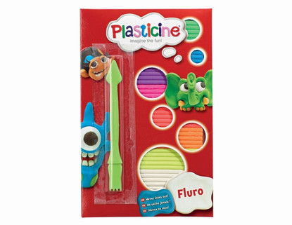 Plasticine - Fluro Plasticine Starter Pack 