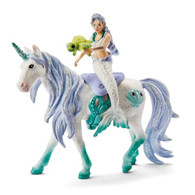 Schleich - Bayala Mermaid riding on sea unicorn SC42509