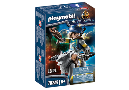 Playmobil - Novelmore Crossbowman with Wolf PMB70229