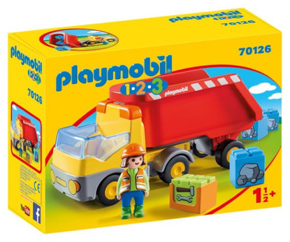 Playmobil - 1.2.3 Dump Truck PMB70126