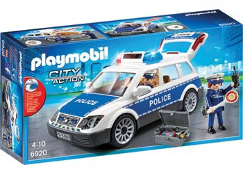 Playmobil - Police Car with Lights and Sound PMB6920 (4008789069207)