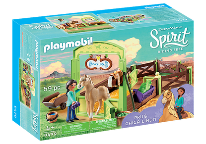 Playmobil - Spirit Horse Stable 'Pru & Chica Linda' PMB9479 (4008789094797) 