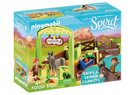 Playmobil - Spirit Stable Box Snips and Senor Carrots with Horse Stall PMB70120 (4008789701206) 