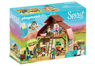 Playmobil - Spirit Barn with Warehouse, Lucky, Pru and Abigail PMB70118 (4008789701183)