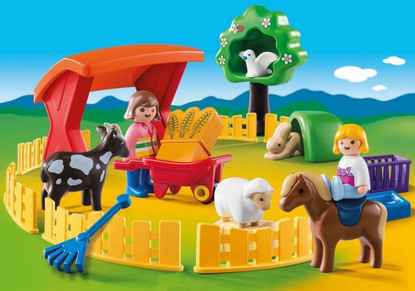 Playmobil - 123 Petting Zoo PMB6963 (4008789069634)