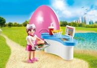 Playmobil - Diner Waitress with Counter PMB70084 (4008789700841) 1