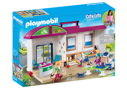 Playmobil - Take Along Vet Clinic PMB70146