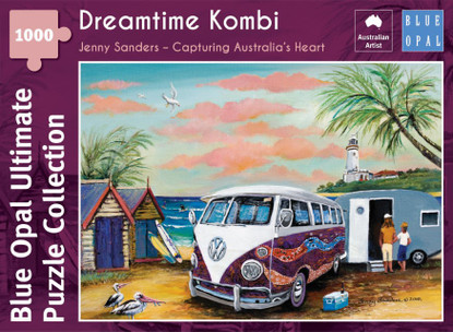 Blue Opal - Jenny Sanders Dreamtime Kombi 1000 piece Jigsaw Puzzle