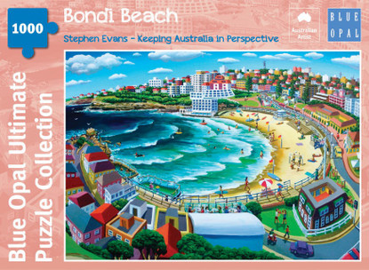 Blue Opal - Evans Bondi Beach 1000 piece jigsaw puzzle BL02121-C