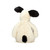 Jellycat - Bashful Black and Cream Puppy Medium - Behind