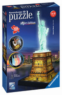 Ravensburger - Statue of Liberty at Night 3D Puzzle RB12596-8