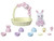 Sylvanian Families - Hoppin' Easter Set - Whats in the box