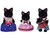 Sylvanian Families - Midnight Cat Family SF5530 - The Family