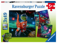 Ravensburger - Dinosaurs in Space Puzzle 3x49 piece RB05127-4