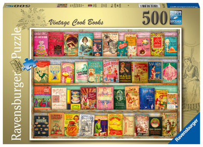 Ravensburger - Vintage Cookbooks 500 piece RB16412-7